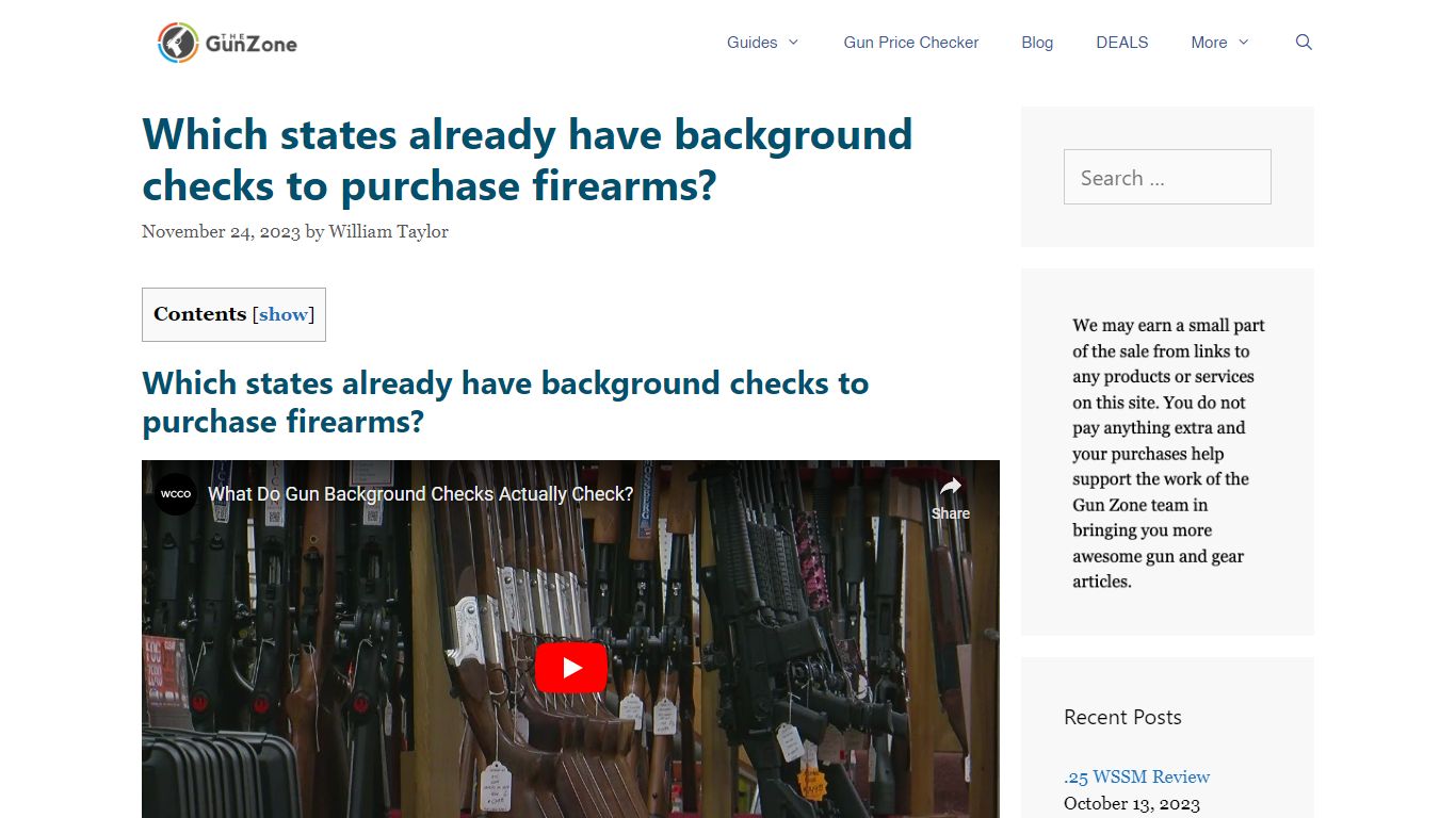 Which states already have background checks to purchase firearms ...